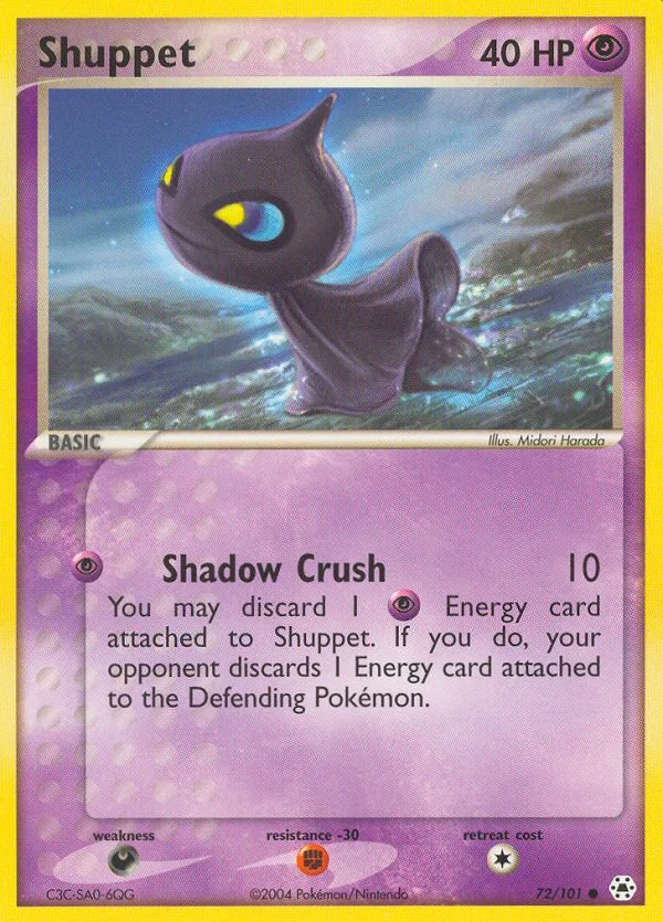 Shuppet Pokemon card