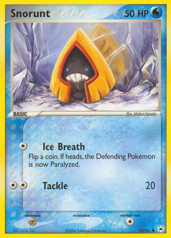Snorunt Pokemon card