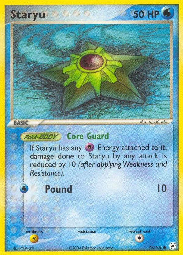 Staryu Pokemon card