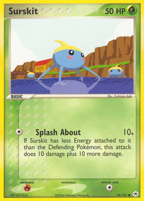 Surskit Pokemon card