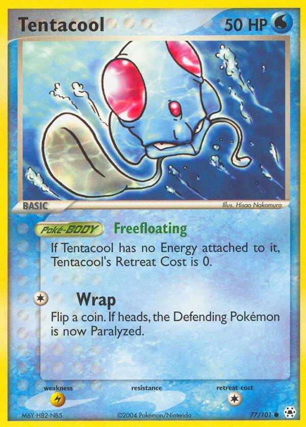 Tentacool Pokemon card