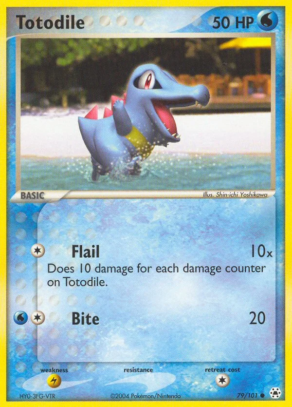 Totodile Pokemon card