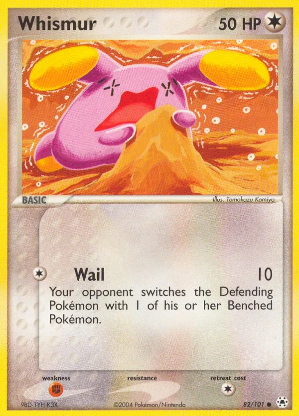 Whismur Pokemon card
