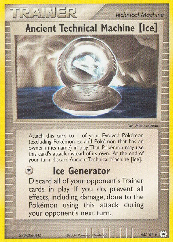 Ancient Technical Machine [Ice] Pokemon card