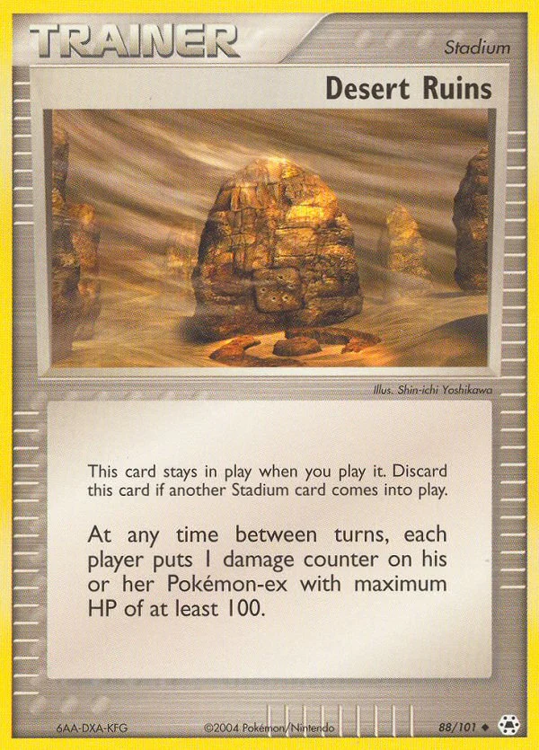 Desert Ruins Pokemon card