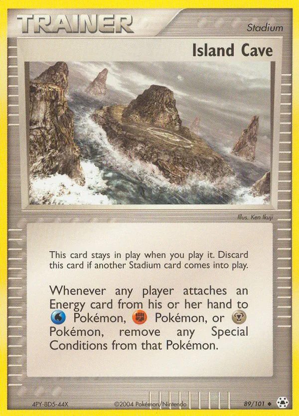 Island Cave Pokemon card