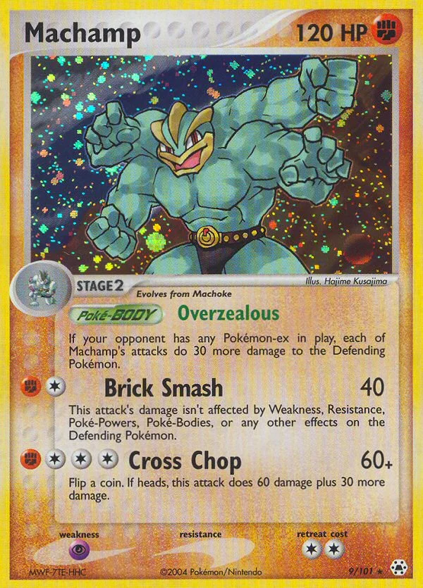 Machamp Pokemon card