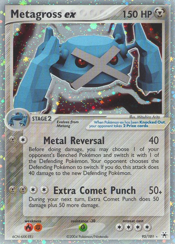 Metagross ex Pokemon card