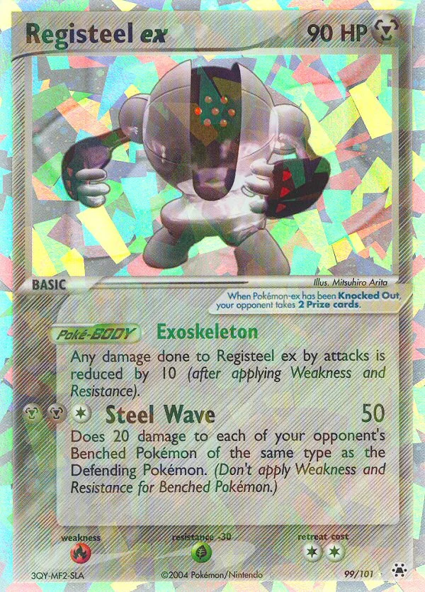 Registeel ex Pokemon card