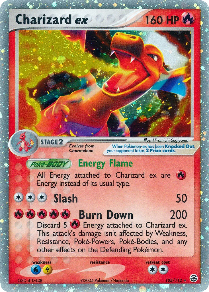 Charizard ex Pokemon card
