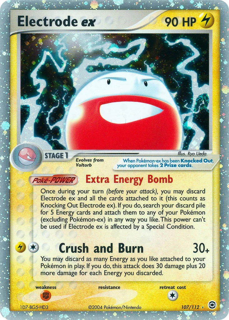 Electrode ex Pokemon card