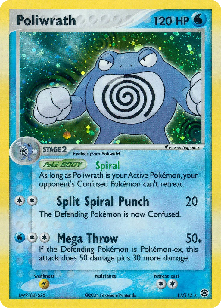 Poliwrath Pokemon card
