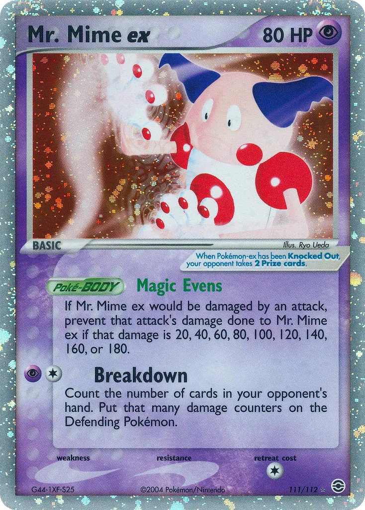 Mr. Mime ex Pokemon card