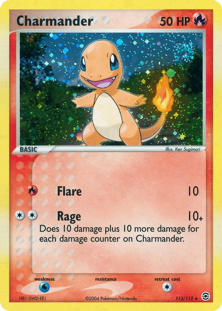 Charmander Pokemon card