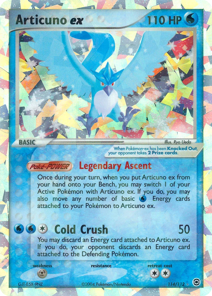 Articuno ex Pokemon card