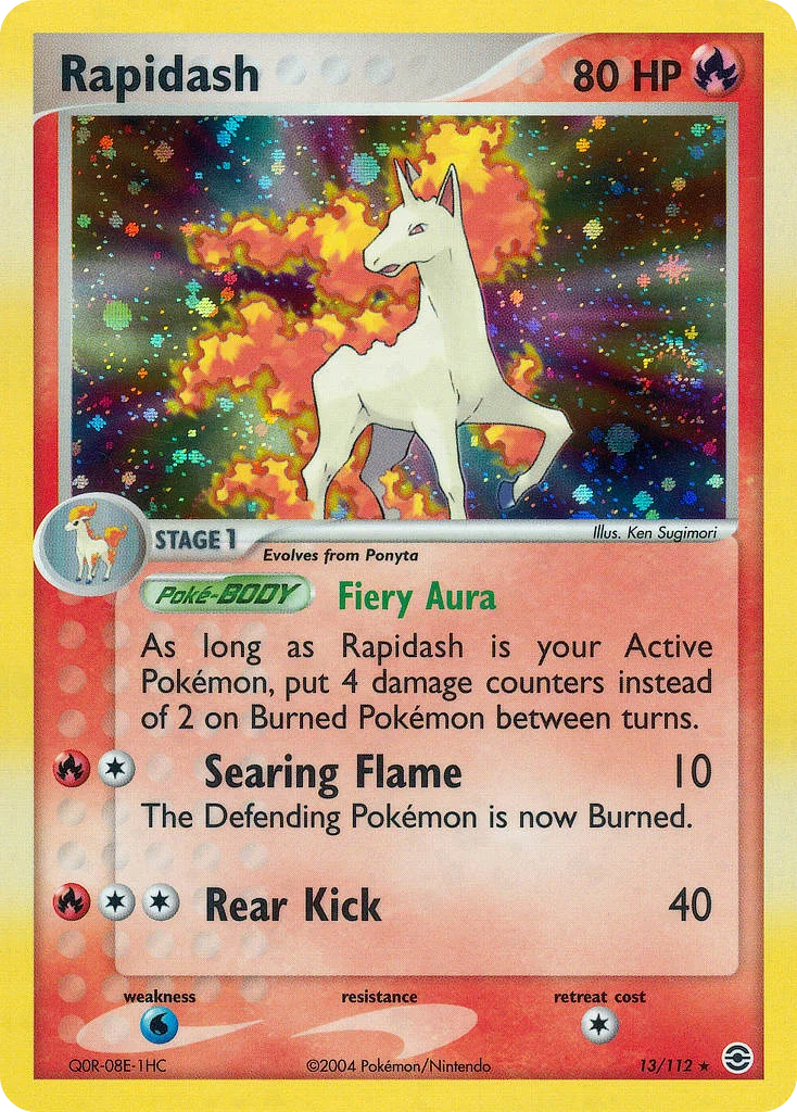 Rapidash Pokemon card