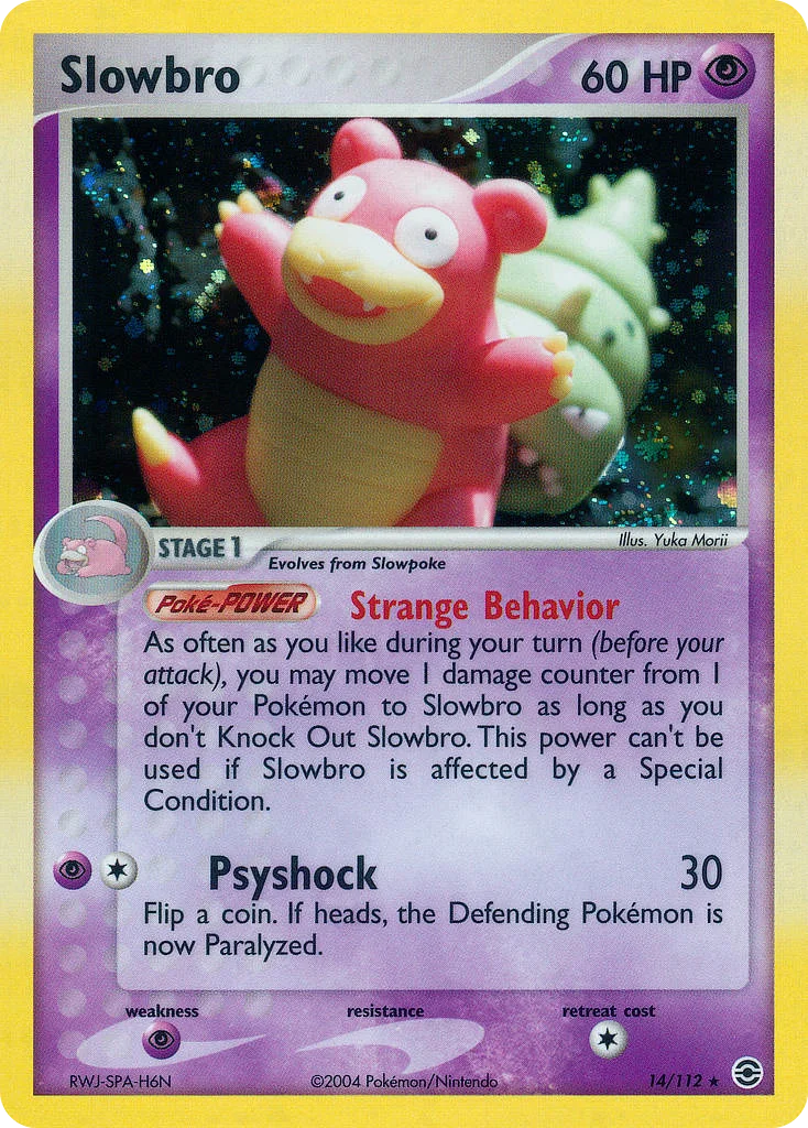 Slowbro Pokemon card