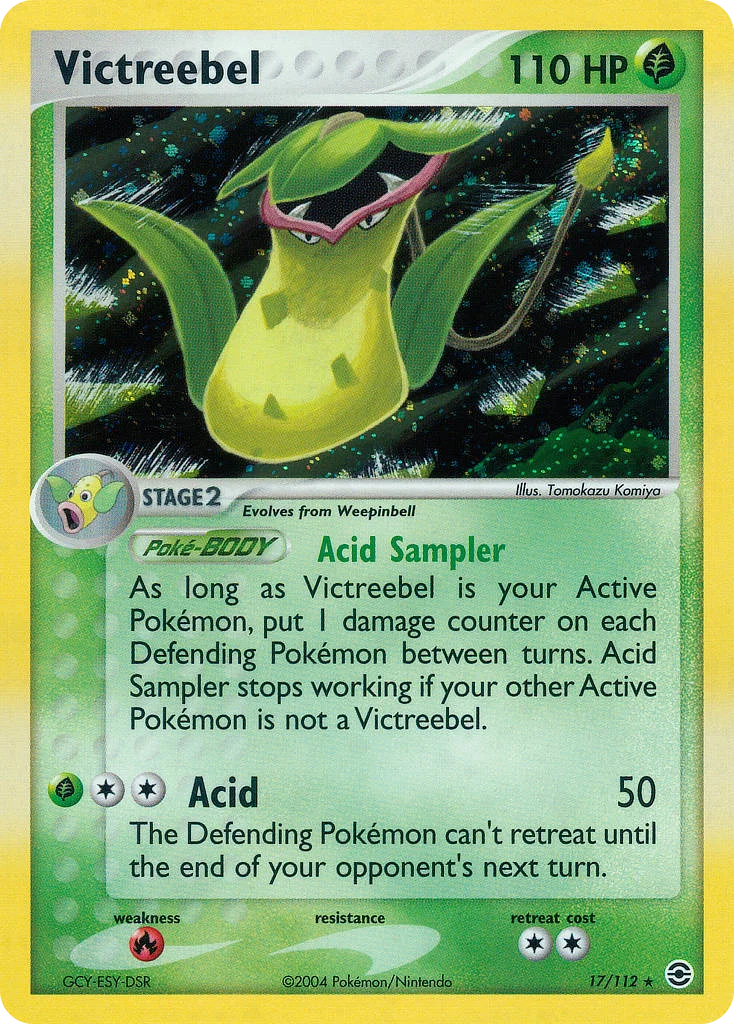 Victreebel Pokemon card
