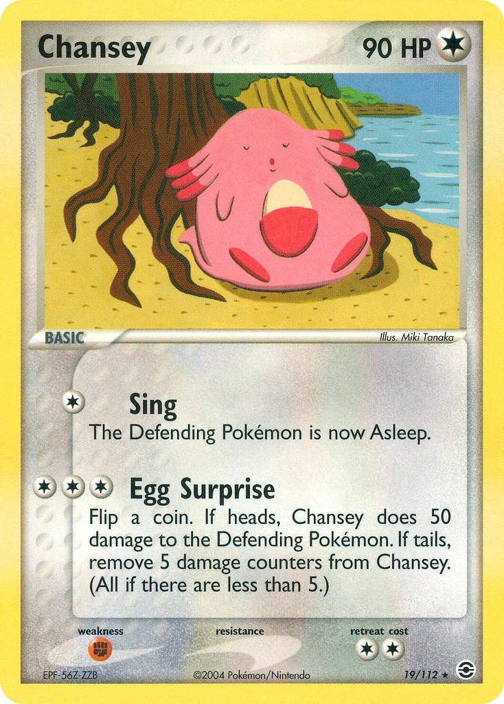 Chansey Pokemon card