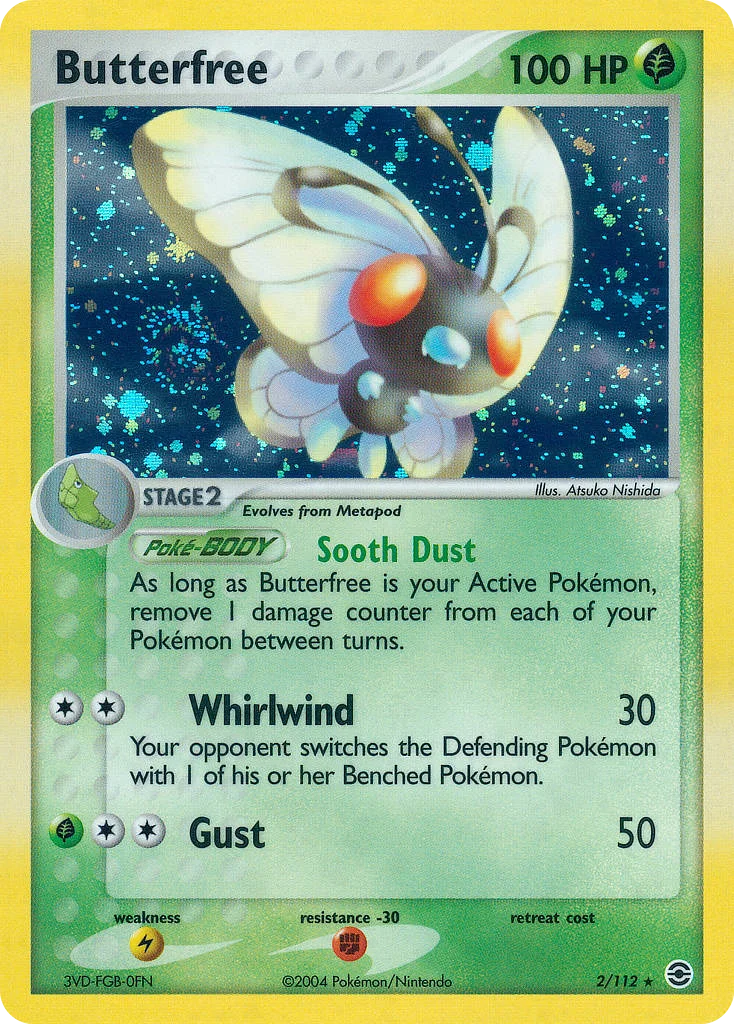 Butterfree Pokemon card