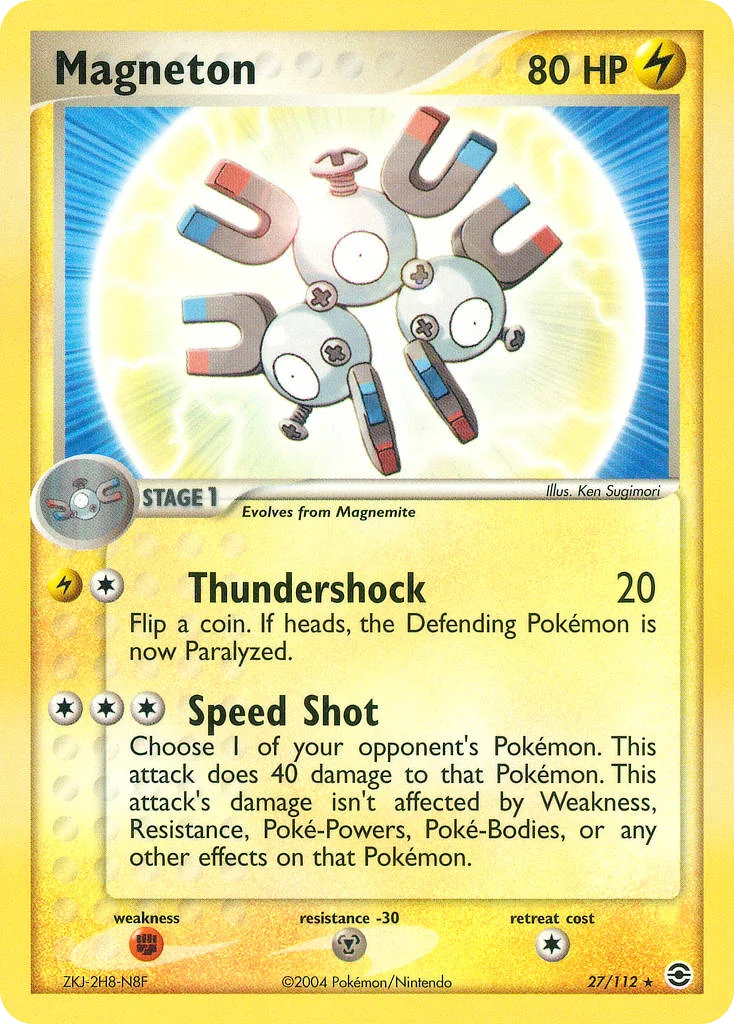 Magneton Pokemon card
