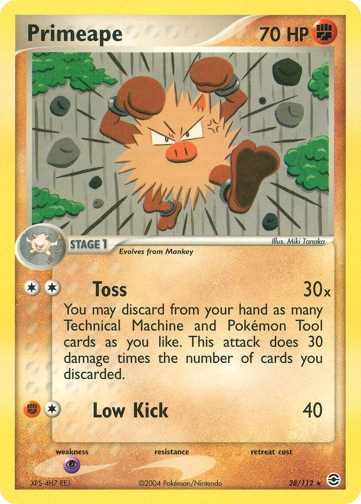 Primeape Pokemon card