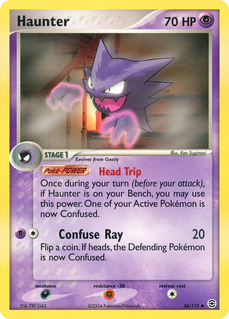 Haunter Pokemon card