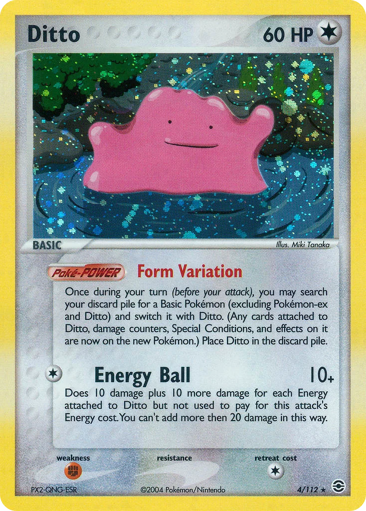 Ditto Pokemon card