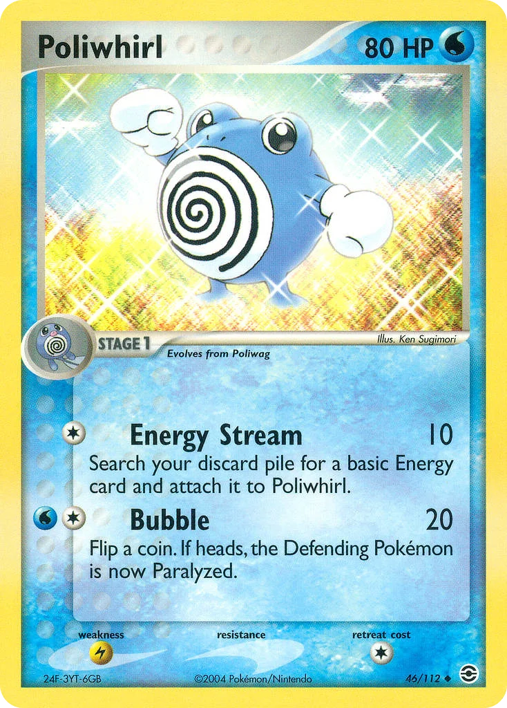 Poliwhirl Pokemon card