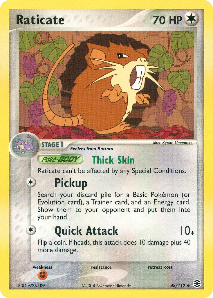 Raticate Pokemon card