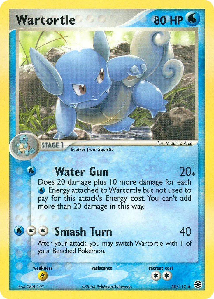Wartortle Pokemon card