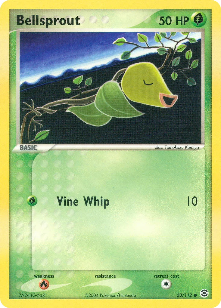 Bellsprout Pokemon card
