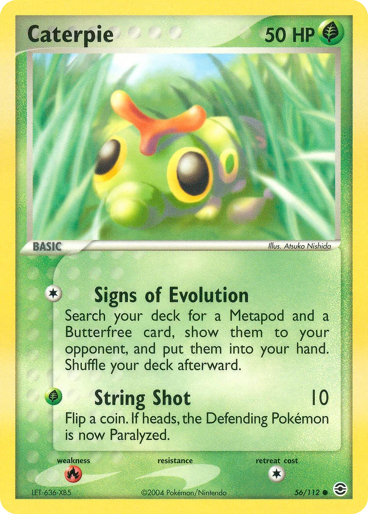 Caterpie Pokemon card