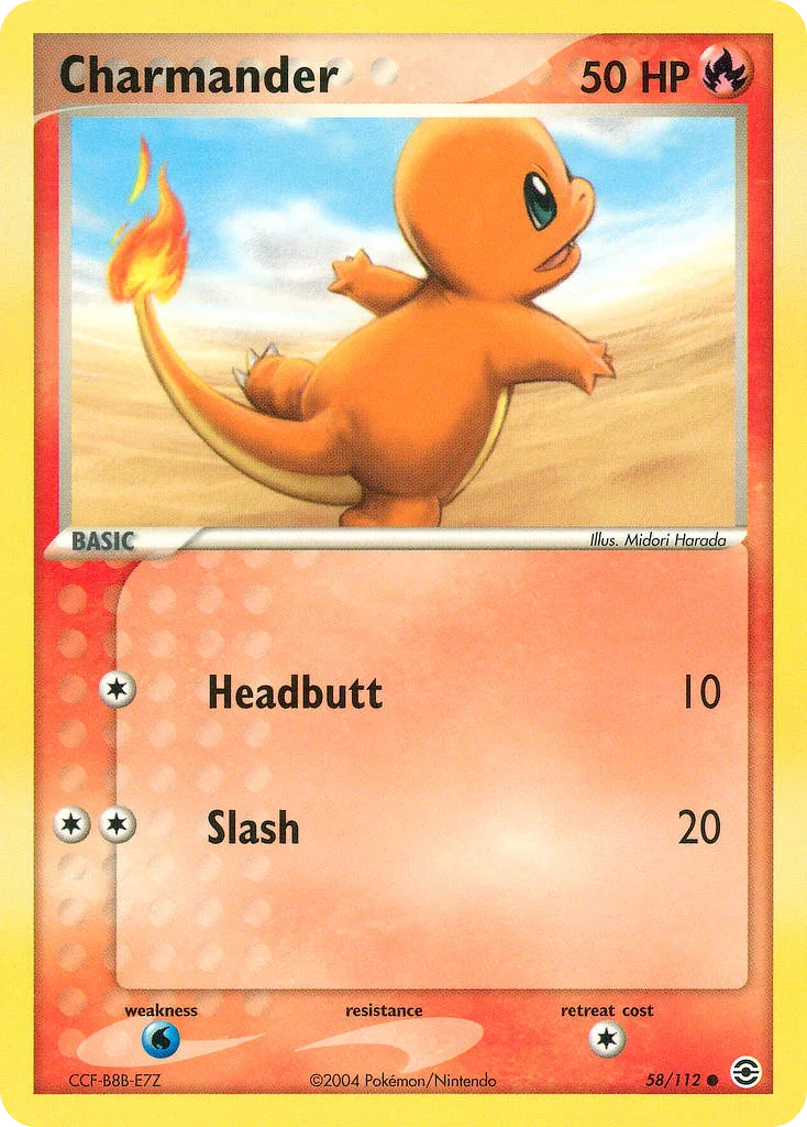 Charmander Pokemon card