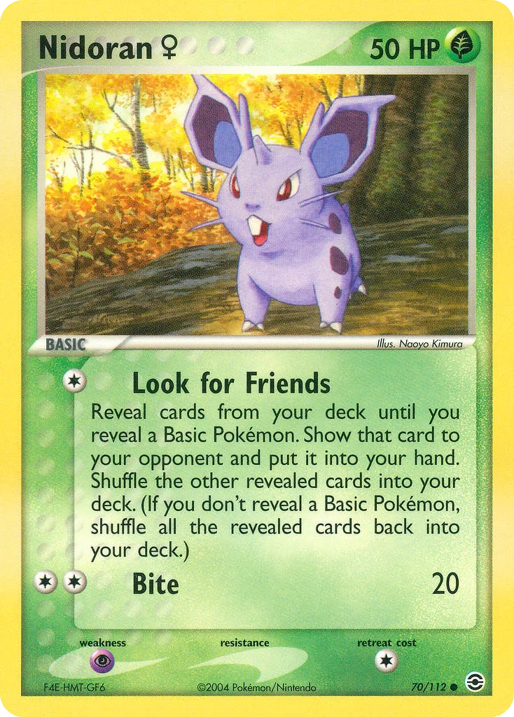 Nidoran ♀ Pokemon card
