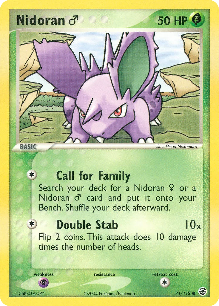 Nidoran ♂ Pokemon card