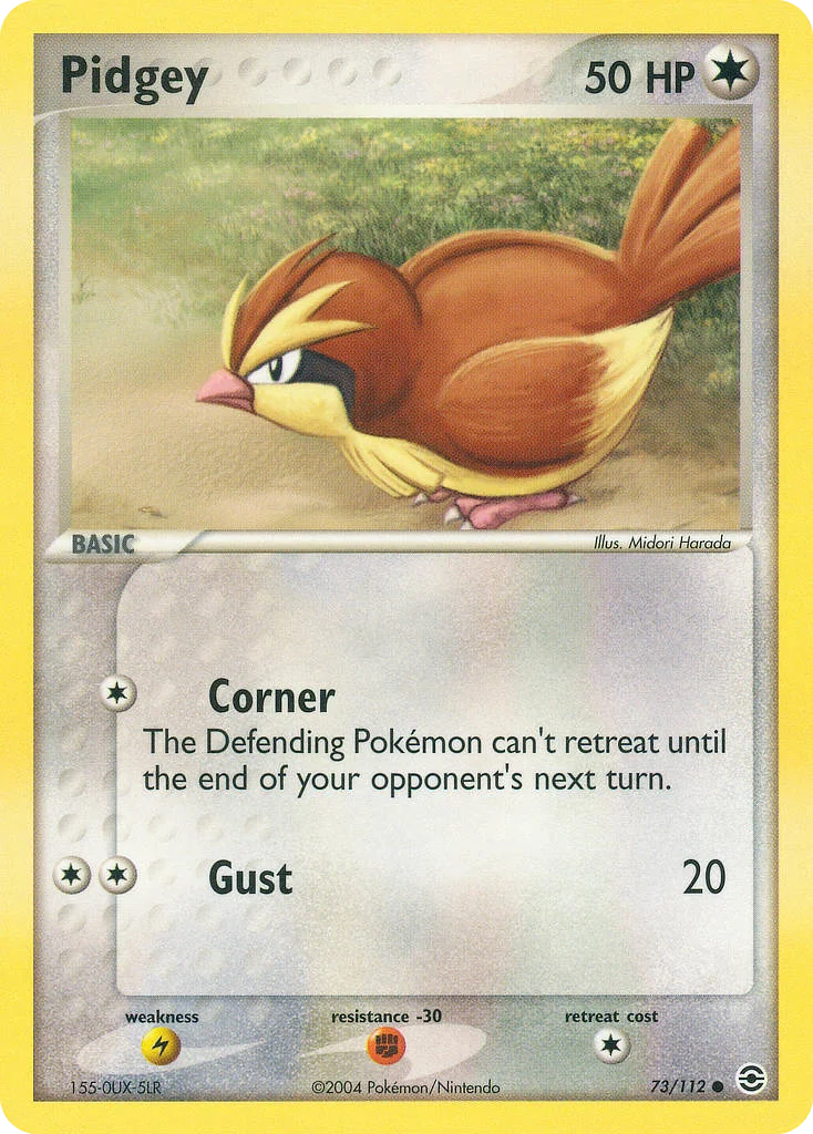 Pidgey Pokemon card