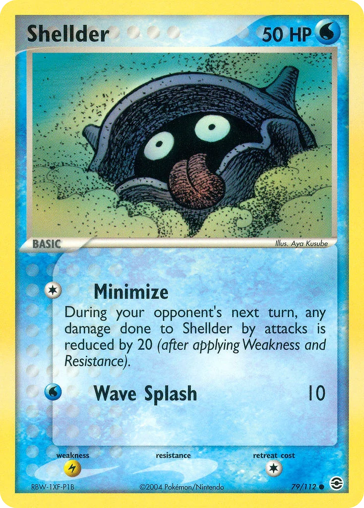Shellder Pokemon card