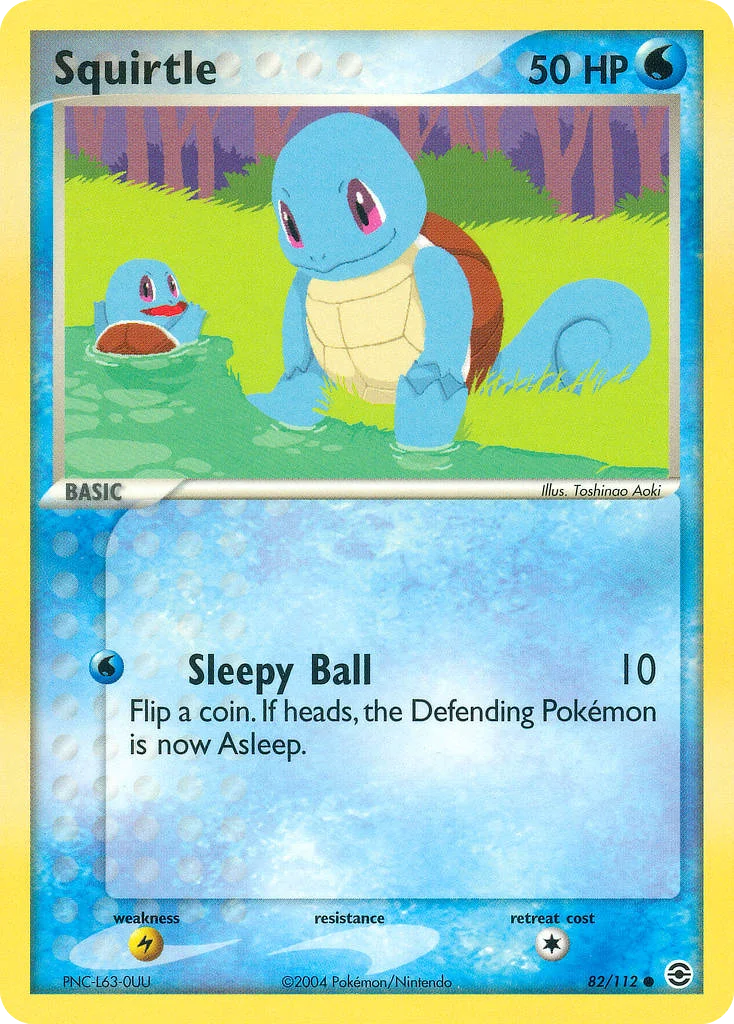 Squirtle Pokemon card