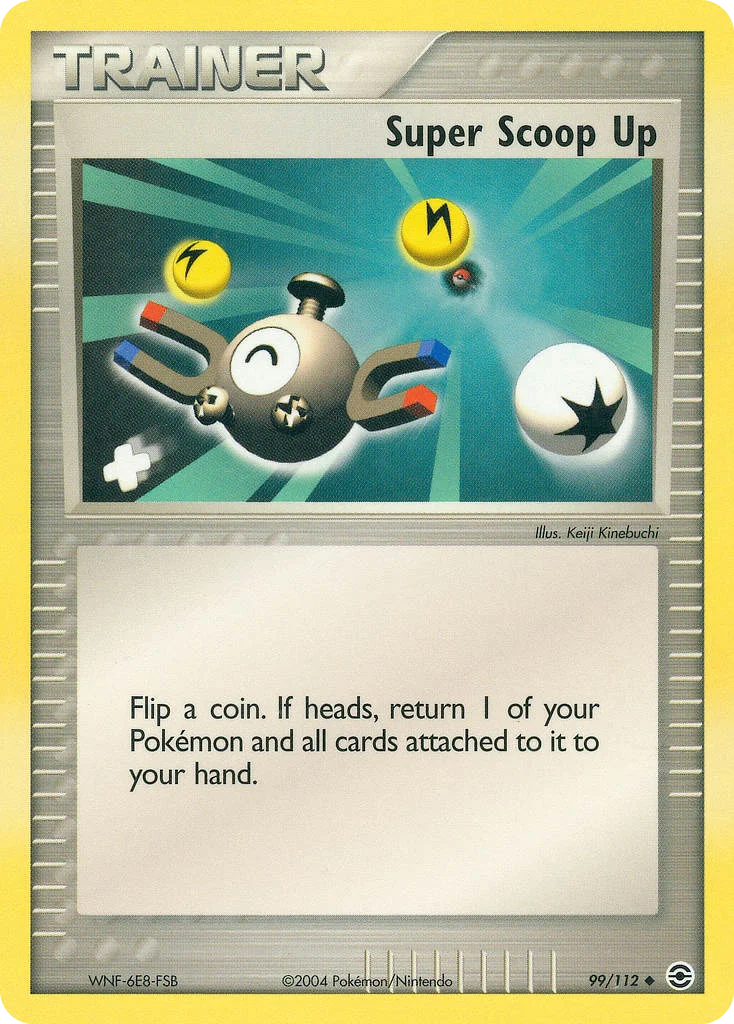 Super Scoop Up Pokemon card