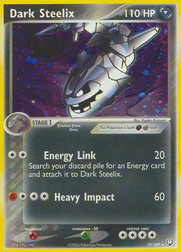 Dark Steelix Pokemon card