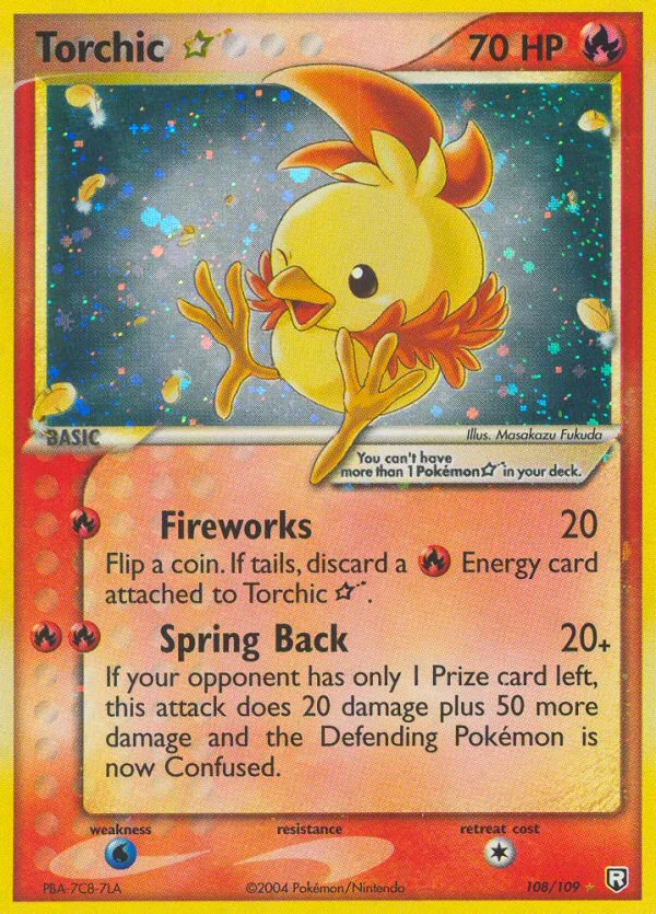 Torchic ★ Pokemon card