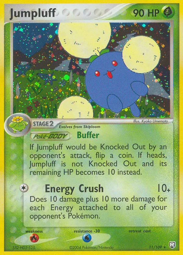 Jumpluff Pokemon card