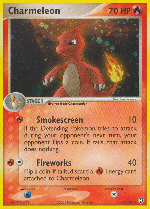 Charmeleon Pokemon card