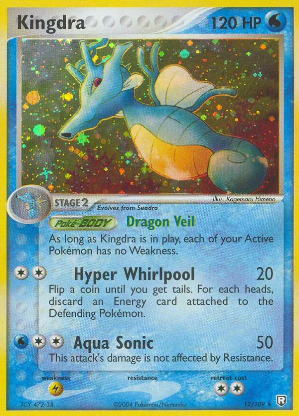 Kingdra Pokemon card