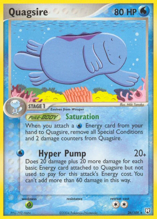 Quagsire Pokemon card