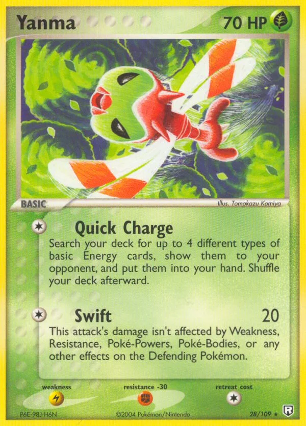 Yanma Pokemon card