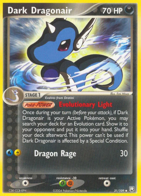 Dark Dragonair Pokemon card