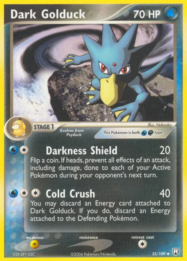 Dark Golduck Pokemon card