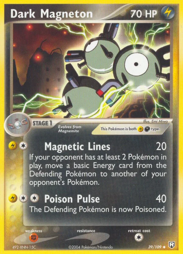 Dark Magneton Pokemon card